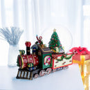 trem musical globo de neve aquático